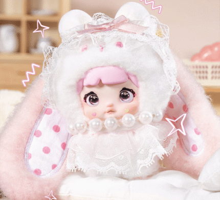 Nommi Baby Sweetheart Bunny Plush Keychain Blind Boxes