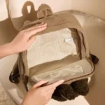 LABUBU Classic Bag Series – Berber Fleece Backpack Brown