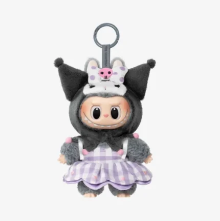 Labubu Vinyl Pendant Keychain – Hello Kitty Series